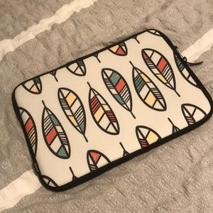 Boho Feathers Laptop Sleeve